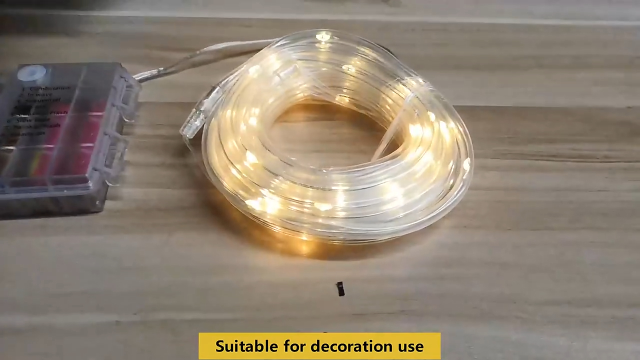 holiday lighting lamp pvc Material Outdoor Decoration Patio Fairy Rope Led String Christmas Light11 1