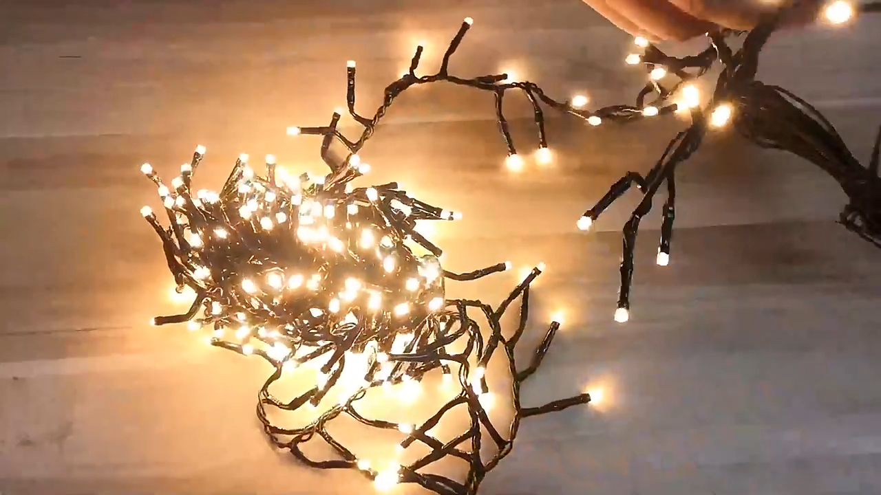 الجهد المنخفض IP65 المطاط pvc led أكاليل مصباح سلسلة 24 فولت في الهواء الطلق سلسلة ضوء بناء فناء الديكور واضح سلك strin 1