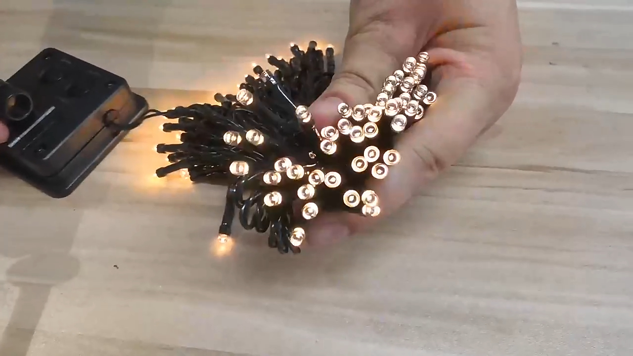 Ce Rohs Christmas Girlande Lichterketten Gartendekoration Mini Solar String Lighting 5v 6w Rubber Led Solar Fairy Light 1