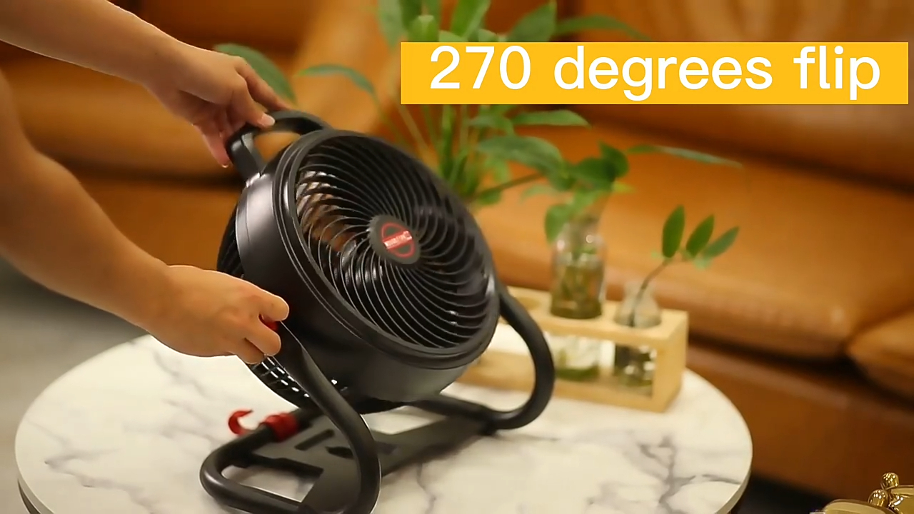 Il produttore ha condotto la lampada del ventilatore ricaricabile 12w luci del ventilatore portatile 12000 mAh a batteria Cool LED ventilatore da campeggio Luce 1