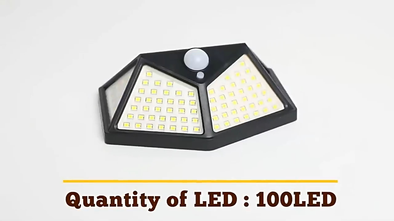 Nuovo design Lampada solare Lampada da parete di emergenza Personalizzazione Design unico grandangolare IP65 Evidenziazione giardino parete solare led l 1
