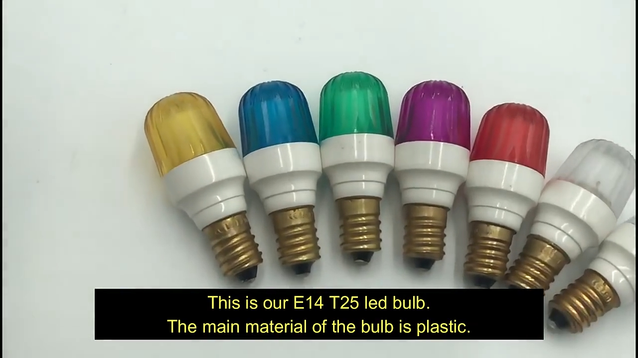 T25 LED-Birne E14 Bunte SMD LED-Lampe Ramadan LED E14 LED-Glühlampe China Outdoor Garden Party Rohstoff 24V 230V 1