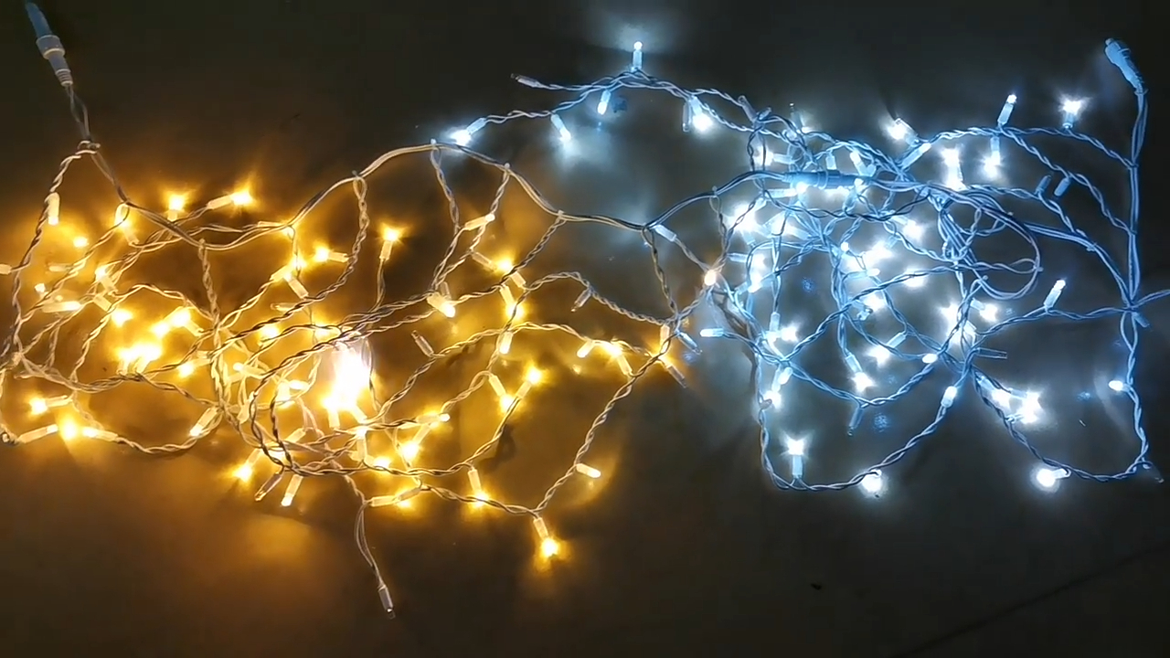 wendadeco Waterproof Christmas decorative Lighting Garland Curtain Light Drop Window Fairy Icicle Led String Light 1