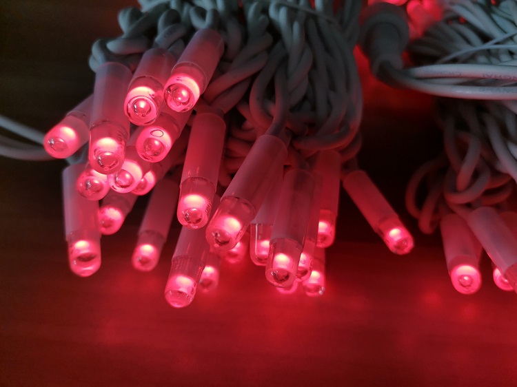 La luce della stringa principale RGB di vendite calde con l'adattatore della lampada starburst med impermeabile IP65 per l'illuminazione di festa della decorazione di natale 4