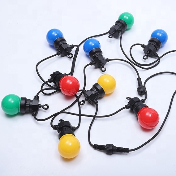 Hot Sale Festival solaire g50 guirlandes lumières décoratives étanches pour Noël Garden Party 12