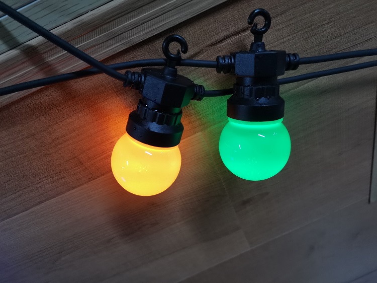 Hot Sale Festival solaire g50 guirlandes lumières décoratives étanches pour Noël Garden Party 14