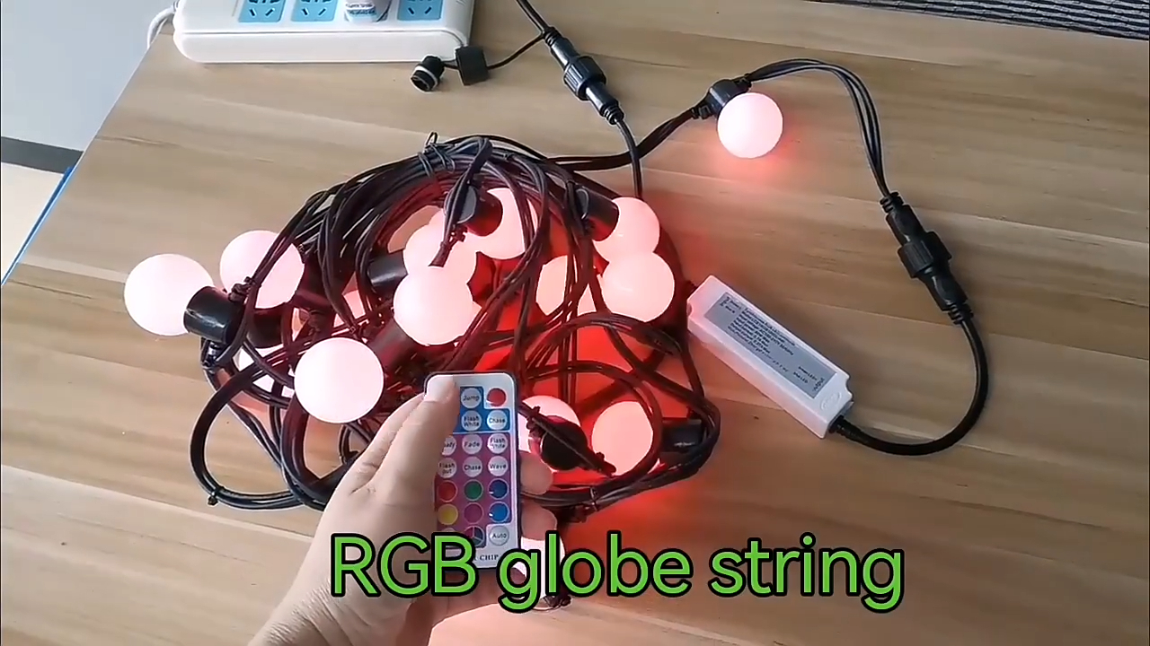 220v 1w RGB декор светодиодная лампочка G45 пластиковая E27 B22 цветная светодиодная лампа G45 рождественские украшения 1