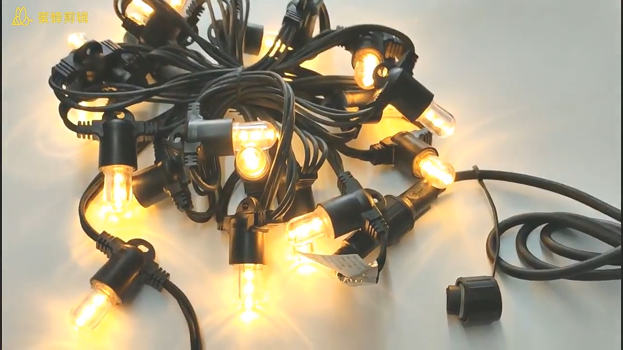 Dekorasi Festival Lampu Malam Lampu Luar Ruangan Harga Murah Lampu Tali E14 220V Bohlam Edison LED 1
