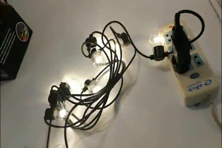 ホリデー照明パーティーライトストリングパティオストリングライトクリスマスライトストリング屋外装飾用G45電球 1