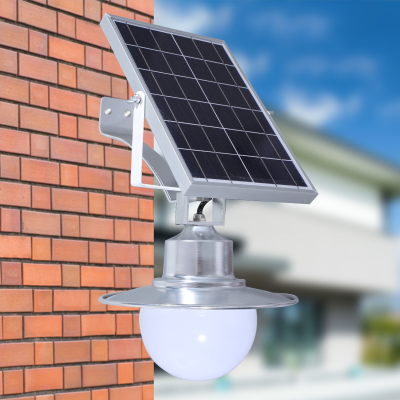 Lampada da giardino solare impermeabile telecomando semplice lampione a LED lampada da parete per esterni villa giardino domestico | Wenda Deco 2