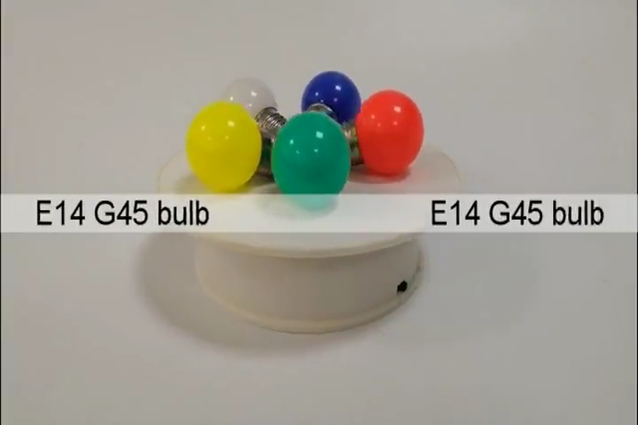 クリスマス装飾カラー 230v グローブ電球 G45 色 med スターバースト LED 電球ランプ 1 ワット E28 1