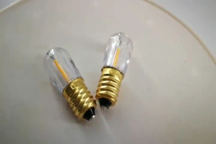 14v 24v 0.18w garden Party Decoration  Opal Cold White  E14 T18 papaya filament bulb 1