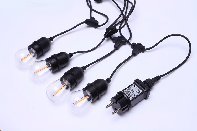 Custom S14 Festoon luzes pátio string fabricantes de iluminação de férias ao ar livre Da China | Wenda Deco 14