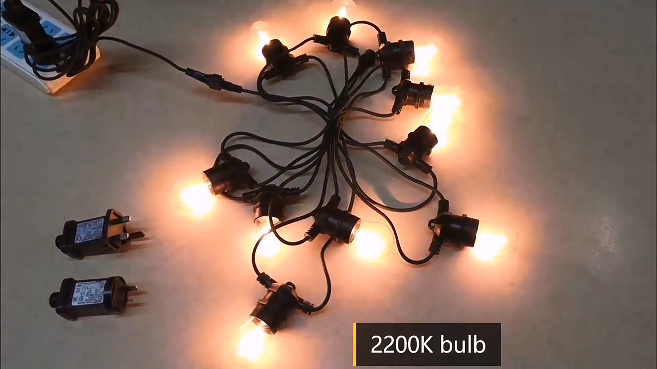 Atacado 2200K Festoon string light com bom preço - Wenda Deco 2