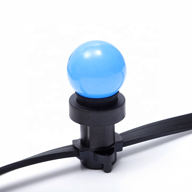 Fairy Flat Belt Merry String Lights Led Light Rainbow Festoon Decorative Cafe Outdoor Christmas 100m Customized IP65 220V -20-40