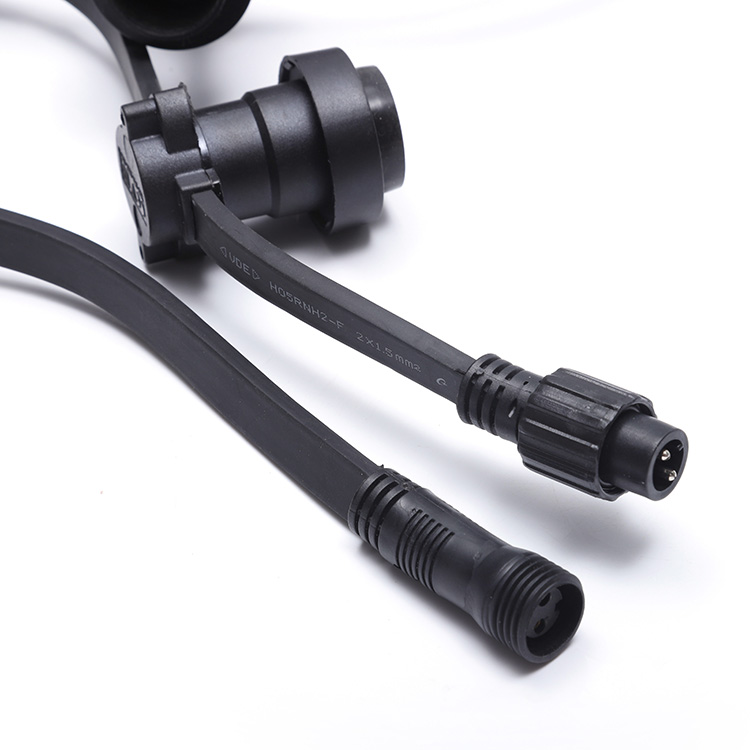 Fairy Flat Belt Merry String Lights Led Light Rainbow Festoon Decorative Cafe Outdoor Christmas 100m Customized IP65 220V -20-40