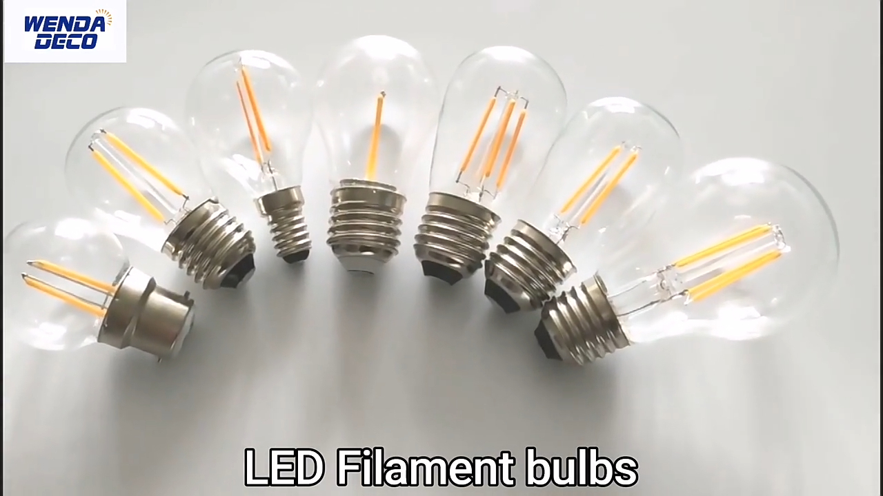 Globe impermeabile ST45 1.5W Lampadine a filamento a led Lampada a forma di pera per luce a goccia a LED Uso natalizio Fabbrica 1
