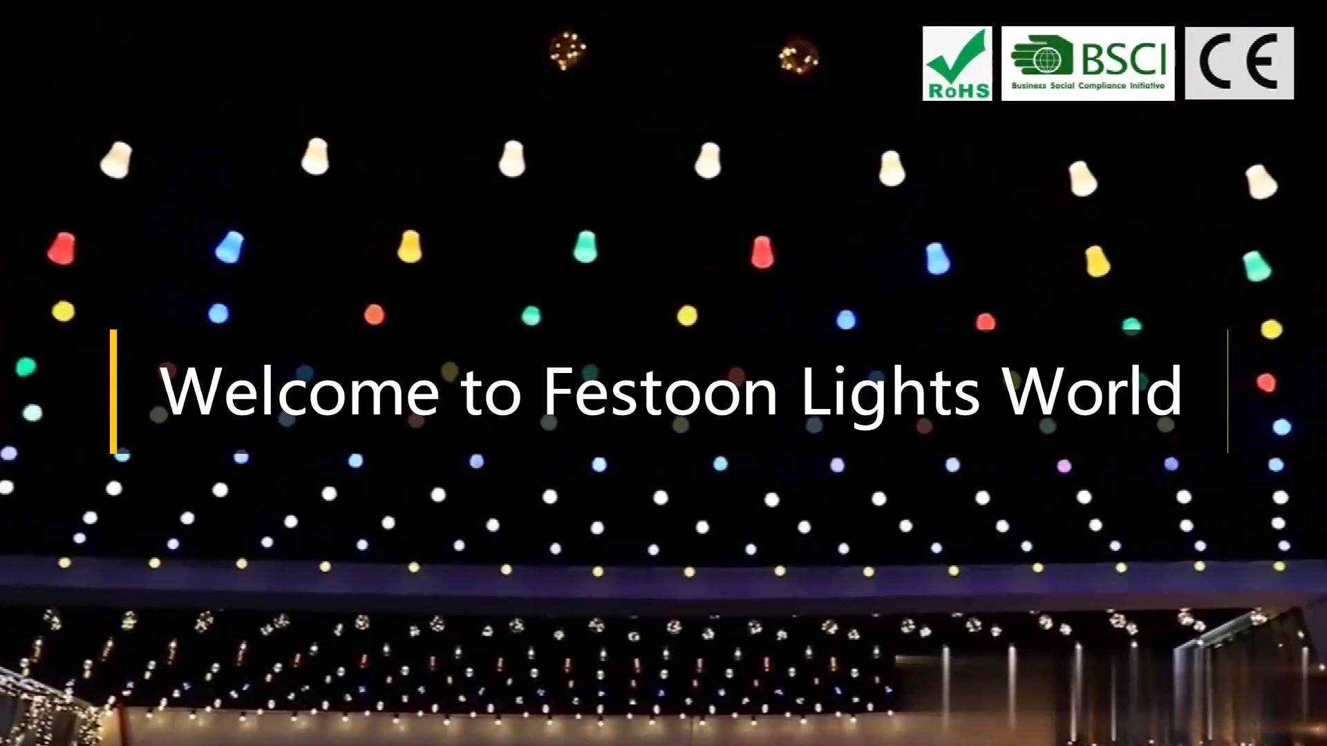 Festoon lights world show all kinds of  12v 24v 230V E27 B22  Outdoor commercial Festoon lights Products | Wenda Deco 1