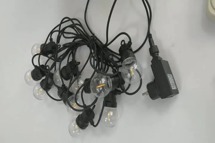 WENDA - Lampu tahan air luar ruangan Lampu tali filamen led G50 Lampu tali Natal led untuk dekorasi menggunakan lampu tali G50 1