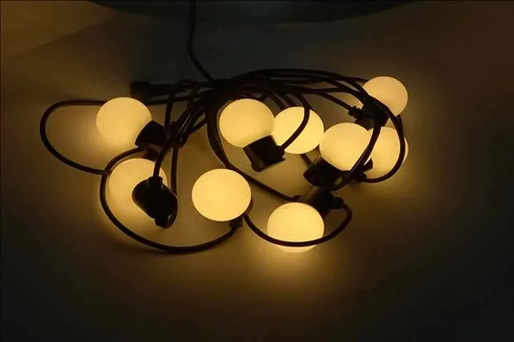 G50 ウォームホワイト LED パーティーロープライトチェーン防水 LED ガーランド用 1
