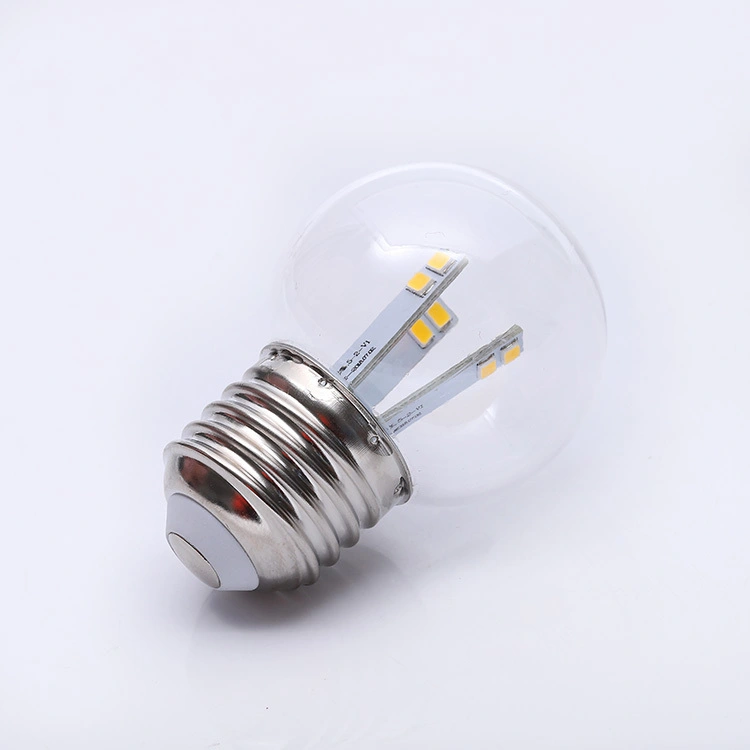 E27 G45 หลอดไฟ LED SMD 230V 1W หลอดไฟ LED สี 1