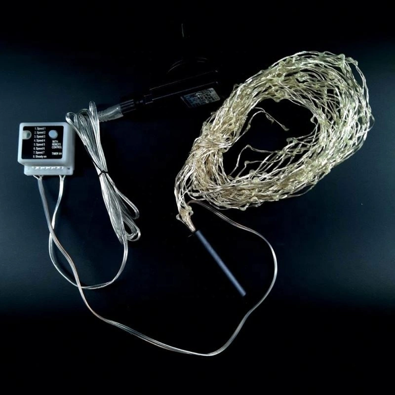WENDA - IP44 new copper wire mini christmas decorations LED fairy lights 20m 200led warm white with battery box wholesale battery box copper wire led string light 1