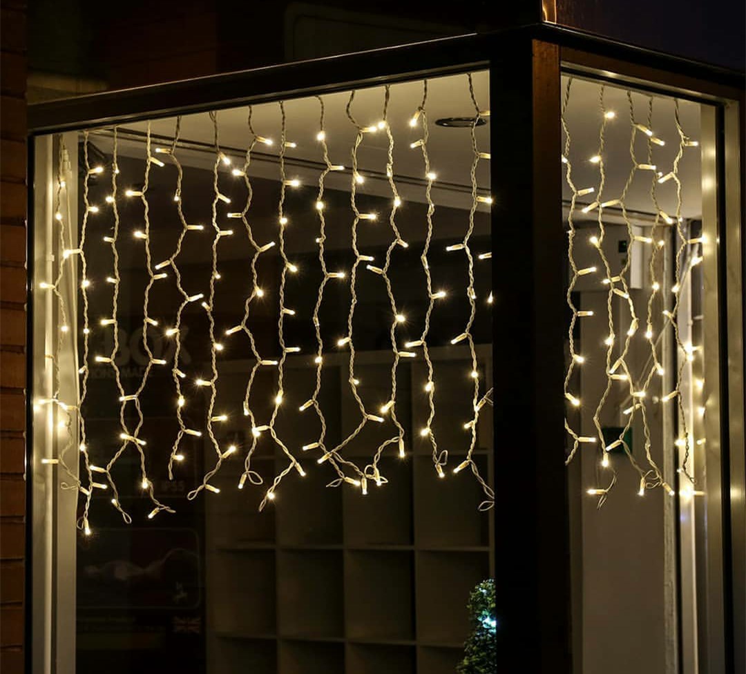 Outdoor Christmas decoration chain light led icicle lights led string party lights 10