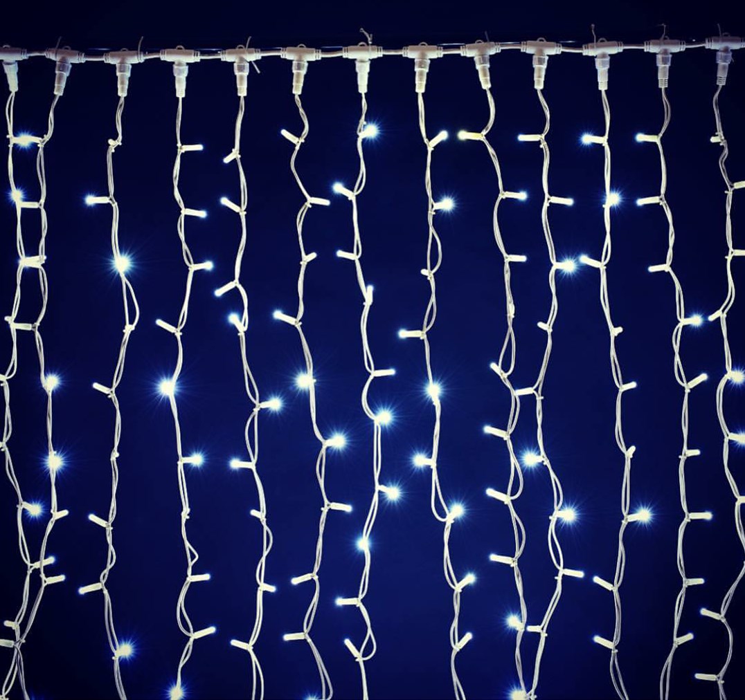 Outdoor Christmas decoration chain light led icicle lights led string party lights 12