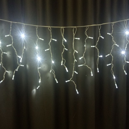 Outdoor Christmas decoration chain light led icicle lights led string party lights 20