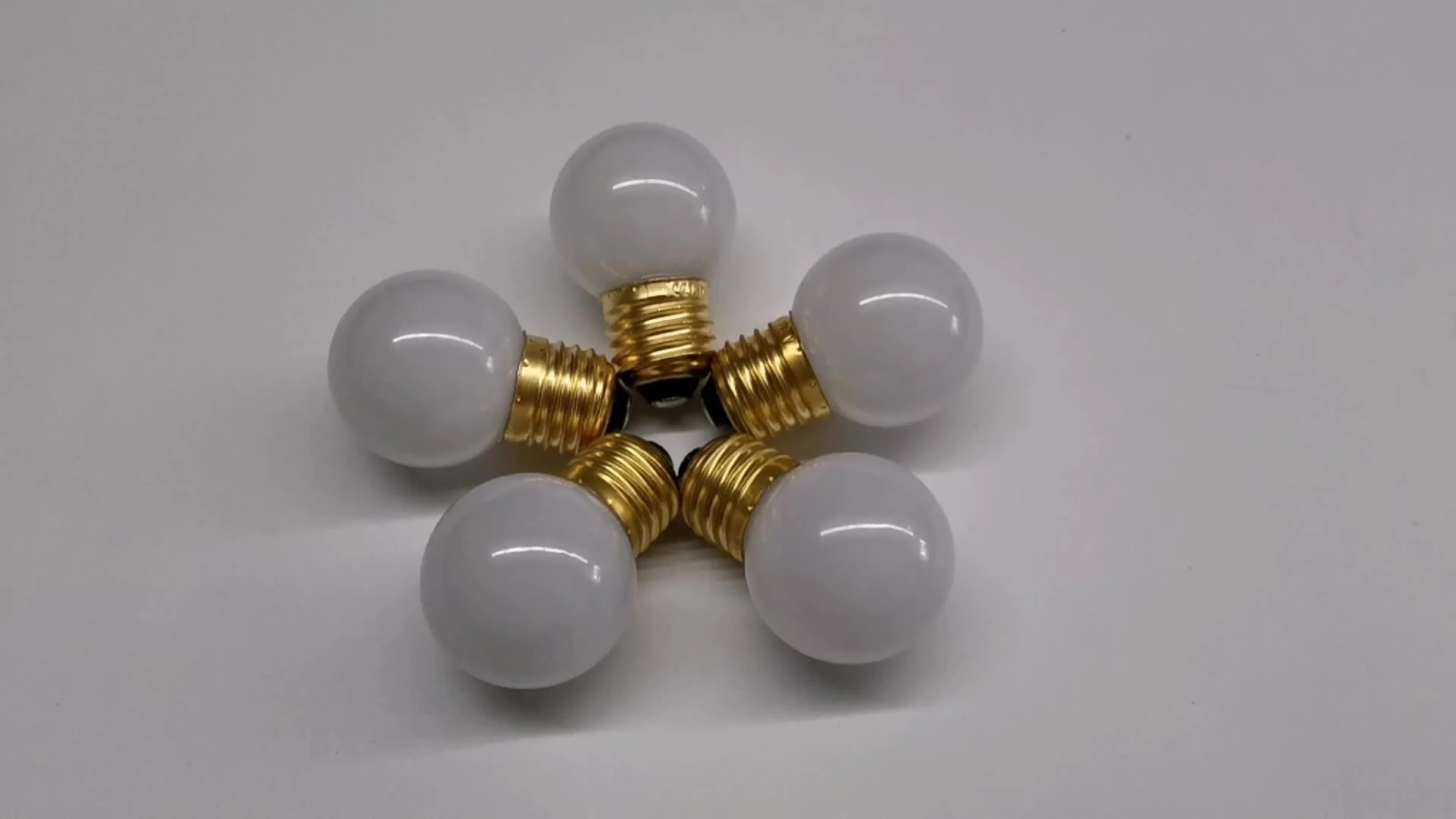 Pencahayaan led deco luar ruangan E27 B22 1w warna-warni G45 plastik led 230v 24v RGB bulb g45 produsen bohlam led | Wenda Deco 1