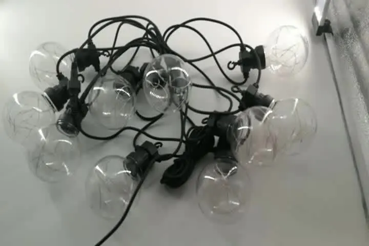 WENDA - Lampu Karangan Bunga Bola Dunia Festoon G80 Kualitas Tinggi untuk Dekorasi Ruangan Dalam Ruangan dan Luar Ruangan Lampu Tali Kawat Tembaga LED Bola Lampu Tali G80 A19 1