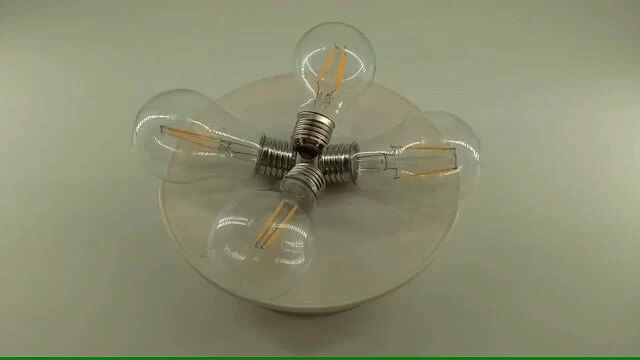 高品質ガラス LED 電球 E27 LED ライト A60 LED 電球 1.8 ワット 1