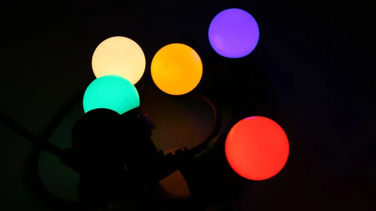 WENDA - Atacado E27 lâmpada globo lâmpada 9w luz led decoração de natal luzes de cordas led 1