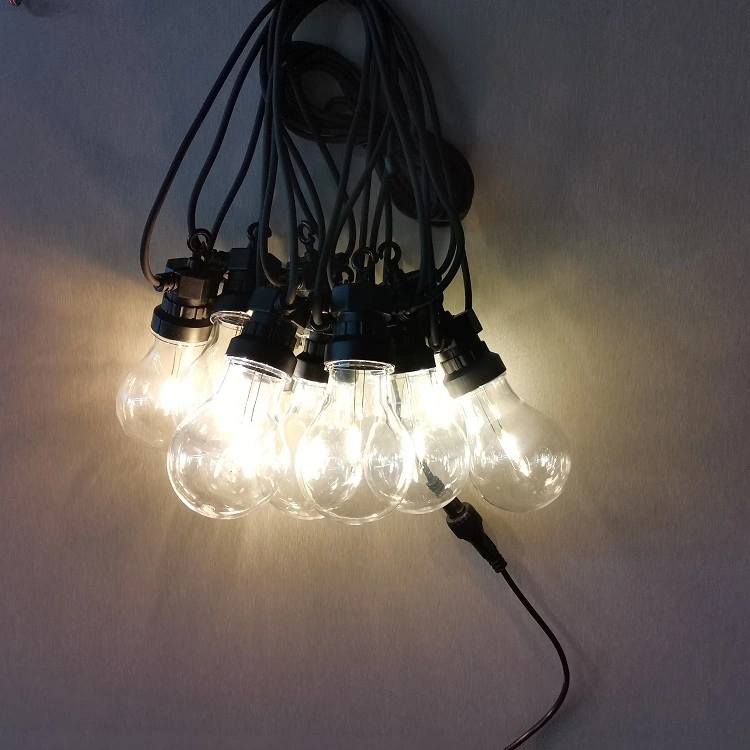 สภาพใหม่ ราคาพิเศษ ไฟตกแต่งเชิงพาณิชย์ Outdoor Holiday A19 Solar LED String Light 1