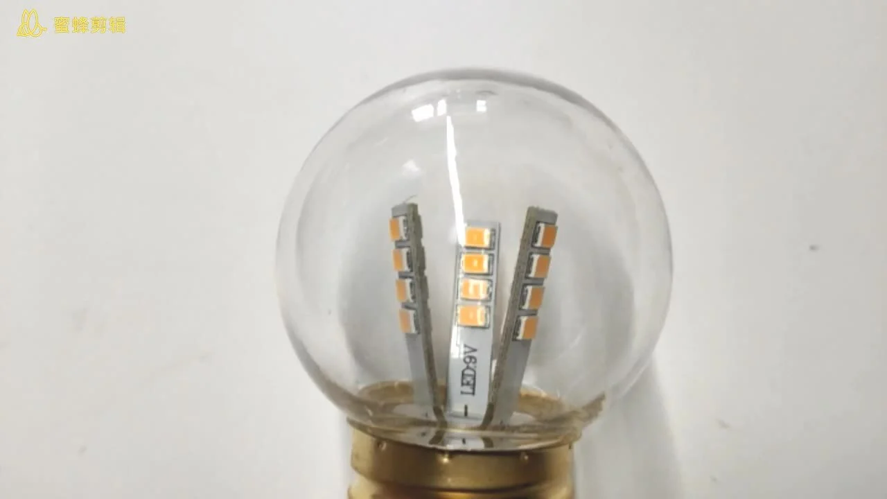 E14 E27 B22 lâmpada G45 lâmpada de plástico globo quente festão lâmpada led lâmpada fria quente branco globo 1w 1