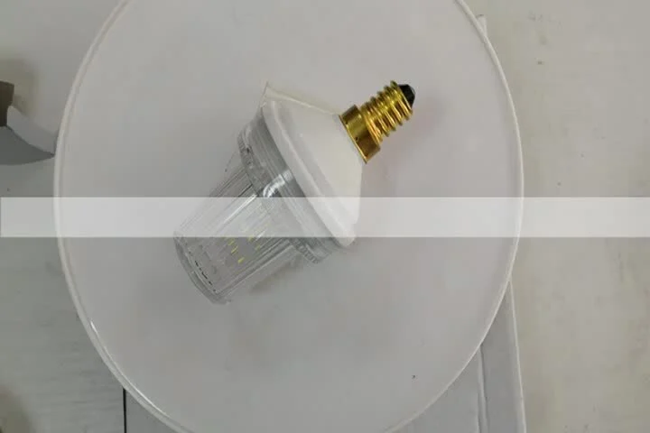 WENDA - China Matéria-prima Ce Plástico E Alumínio E14 Lâmpada E27 B22 Luzes Piscando Natal Led Strobe Bulb LED Strobe Bulb 1