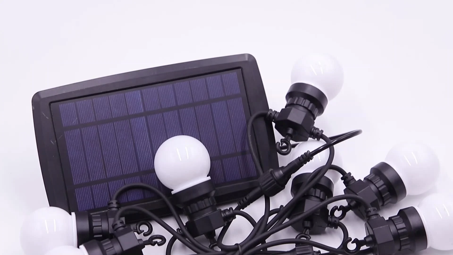 Lampu Peri Dekoratif Teras Luar Ruangan Lampu Tali LED Tenaga Surya untuk Pesta Pernikahan 1