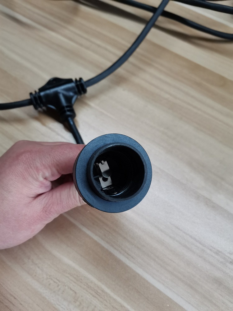 Luci da giardino a stringa di festoni commerciali IP65 collegabili luci di festoni impermeabili per esterni 100m Azienda - Wenda Deco 25