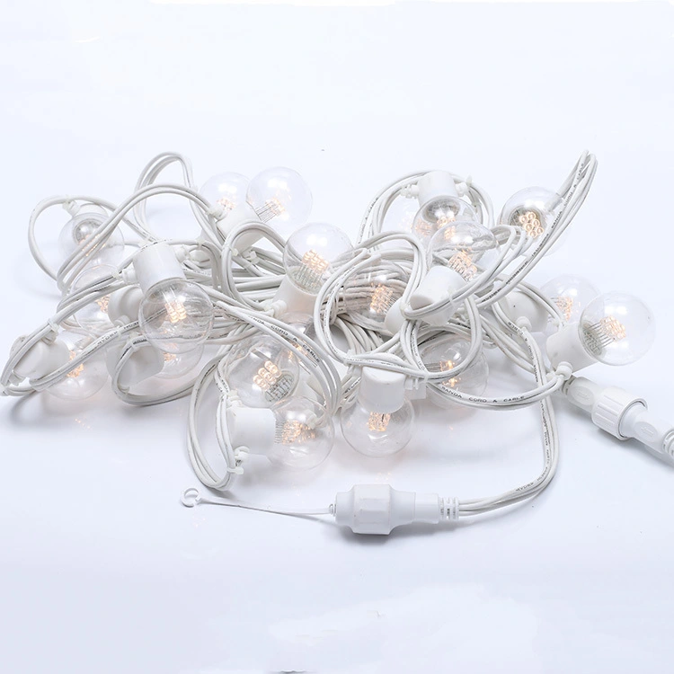 WENDA - À prova d'água 20 Led String Light Outdoor Fairy Lights Garland G45 Lâmpadas Jardim Pátio Casamento Decoração de Natal Cadeia Leve G45 guirlanda luz string 1