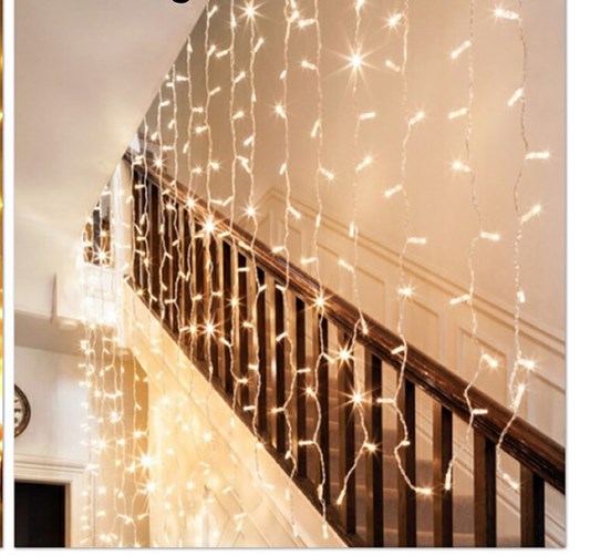 christmas 3*3m 2*1.5m waterfall indoor decorative led curtain lights outdoor 16