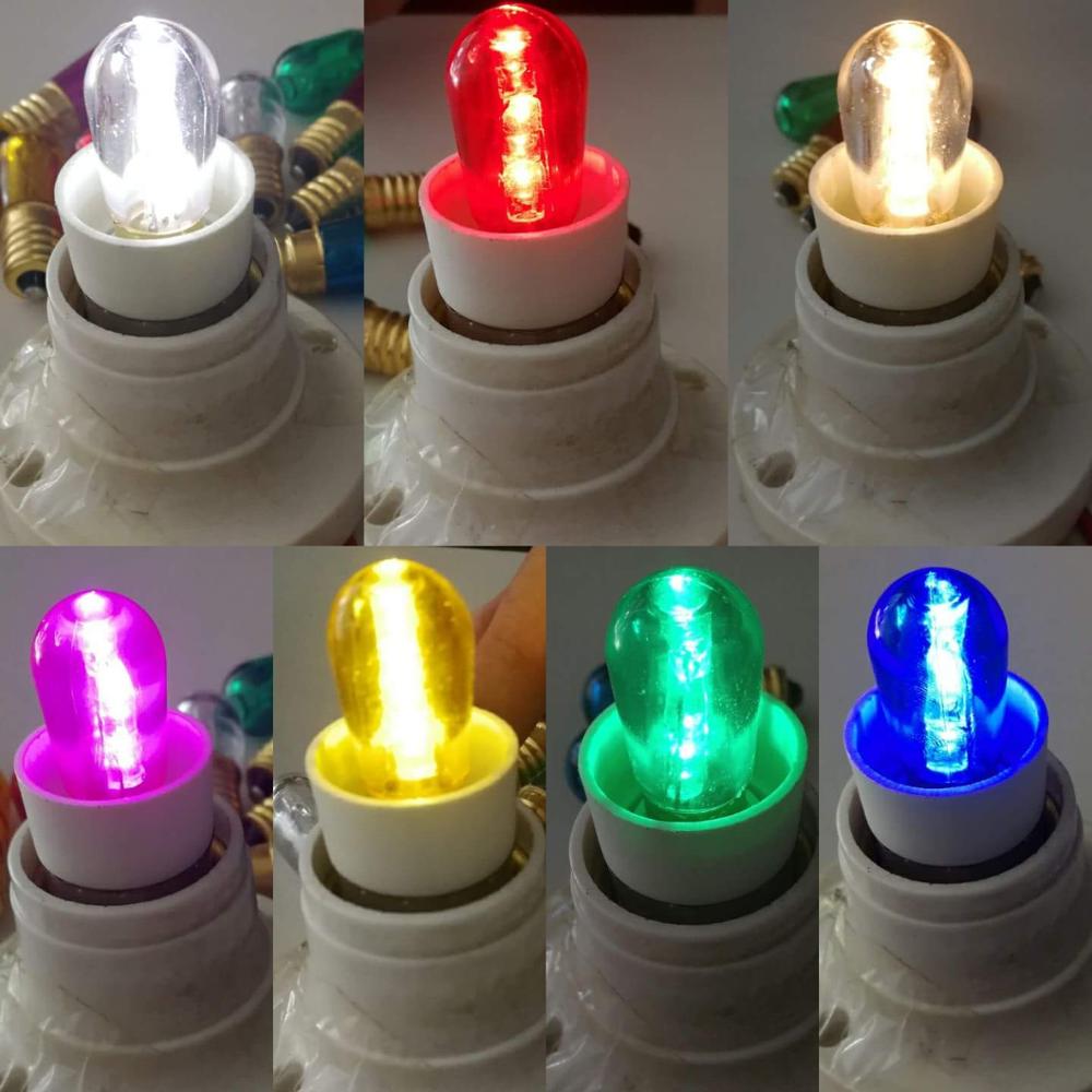 Led Lighting E14 Base Holiday Bulb for Outdoor Decoration 0.18W 14V 24V Christmas Full Glue IP65 Waterproof CE ROHS IP44 -20--40 18