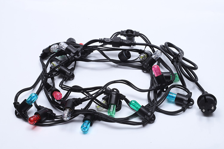 Пластиковая мини-светодиодная лампа E14, теплая, красная, зеленая, синяя, желтая, 14 В, светодиодная лампа E14, 24 В 30