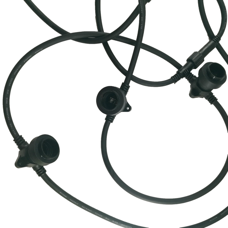 Meilleure guirlande caoutchouc connectable IP65 E27 guirlande lumineuse terrasse vintage Entreprise - Wenda Deco 21