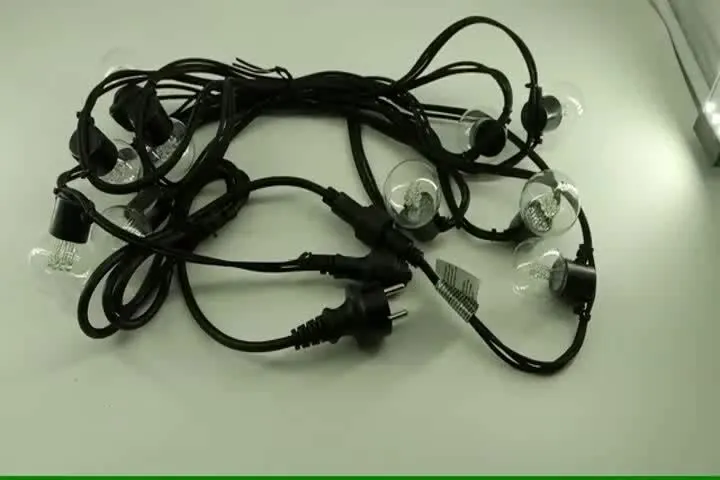 Produsen Penjualan Langsung Harga Murah Populer Waterproof Strobo Flashing Led String Light 10m G45 E27 1