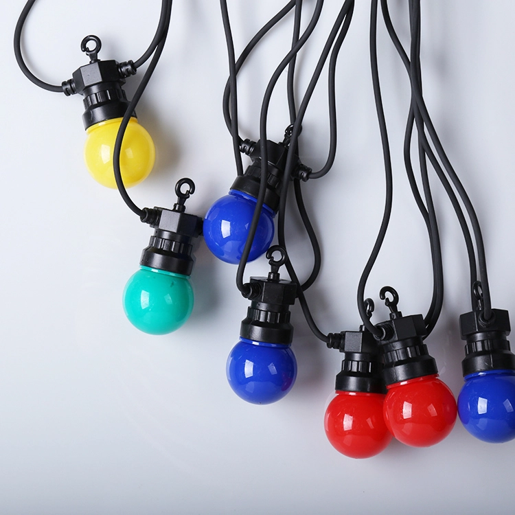 最高の屋外フェストゥーンライト G50 LED ボールクリスマスライト LED パティオライト会社 - Wenda Deco 1