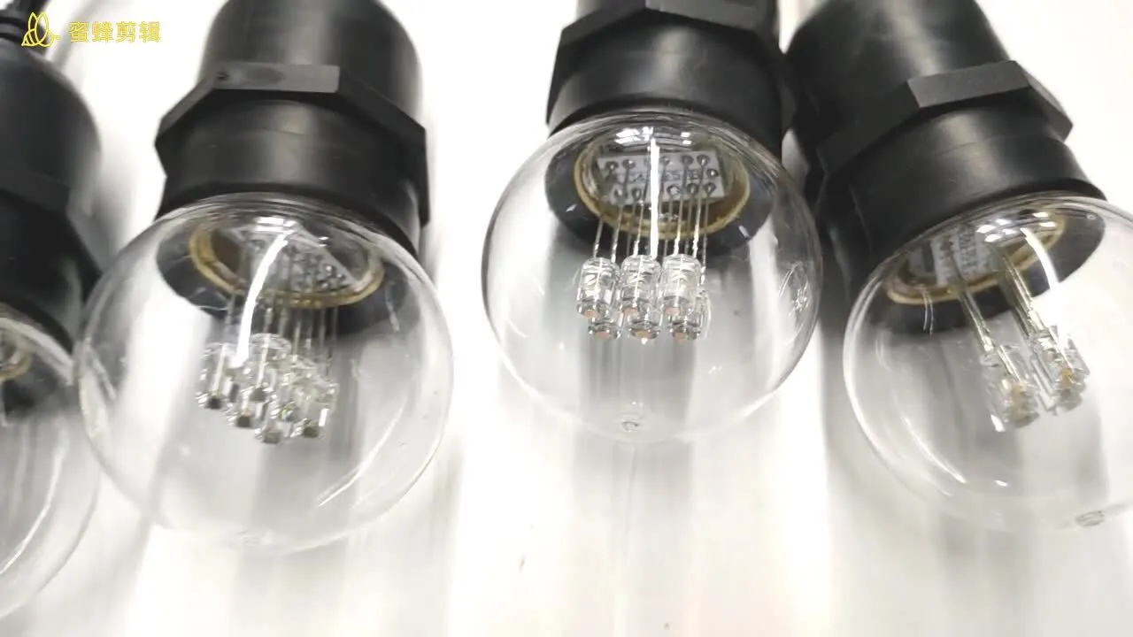 Produttore Vendita diretta Nuovo prodotto Alta qualità La corda all'aperto di gomma nera ha condotto la luce 1