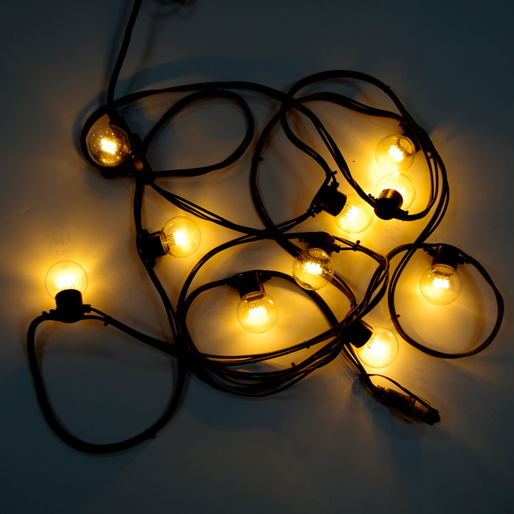 220V IP44 outdoor christmas g45 string party decoration LED belt lights