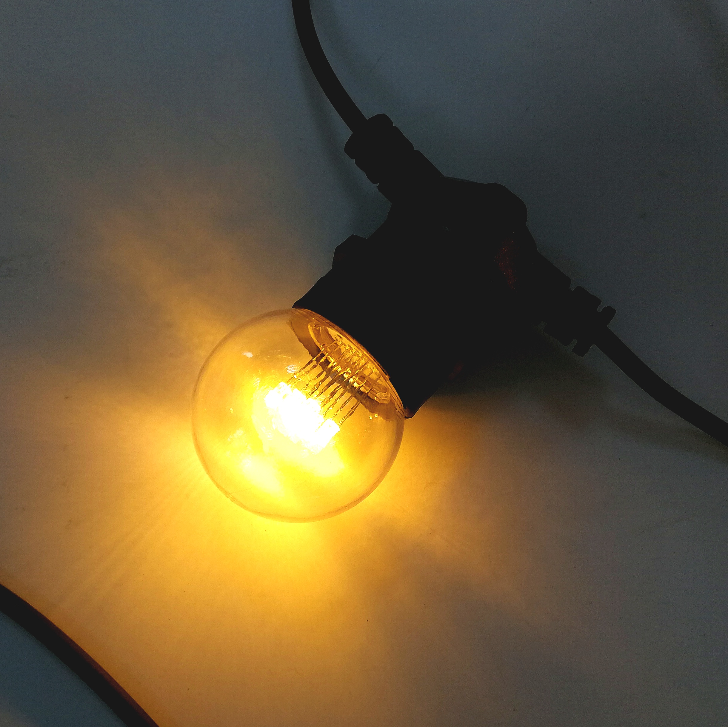 220V IP44 outdoor christmas g45 string party decoration LED belt lights