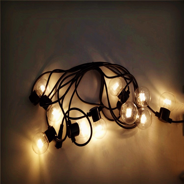 220V IP44 outdoor christmas g45 string party decoration LED belt lights