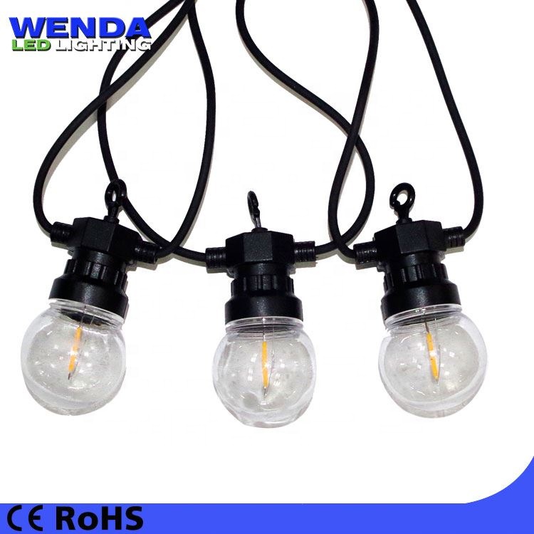 Qualità 100 m impermeabile G50 con lampadine per decorazione Cintura festone luce natalizia Produttore | Wenda Deco 8